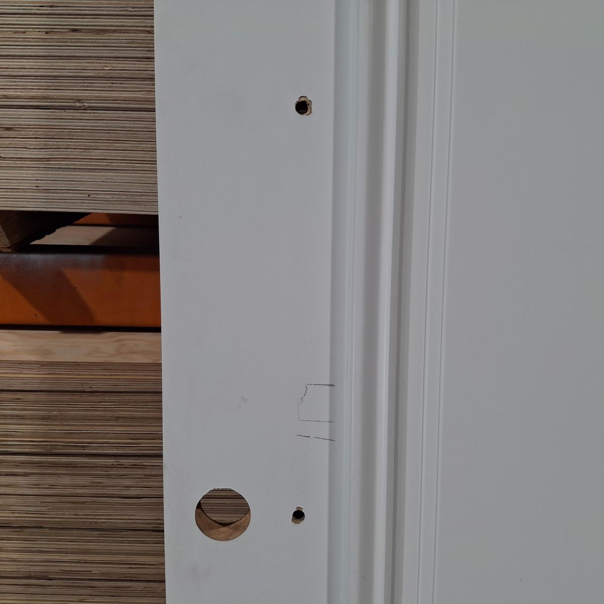 Timber Entry Door - 2340h x 1200w Solid Core w/ Pattern on Both Sides (XR4) *Factory 2nd* 20350