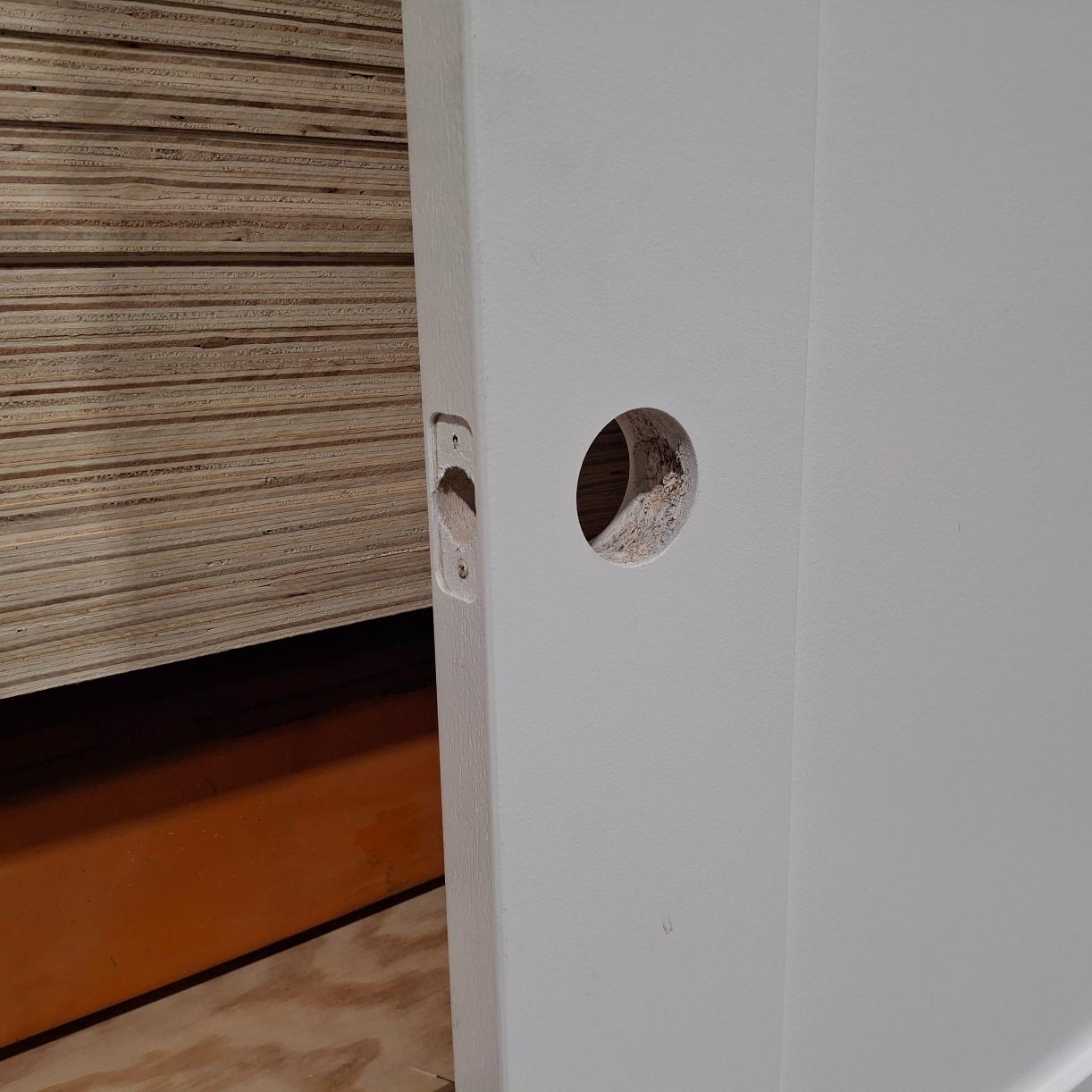 Timber Door - 2340h x 870w Semi-Solid Core Internal w/ 2 x Infill Panels (PMOD8) *Factory 2nd* 20358