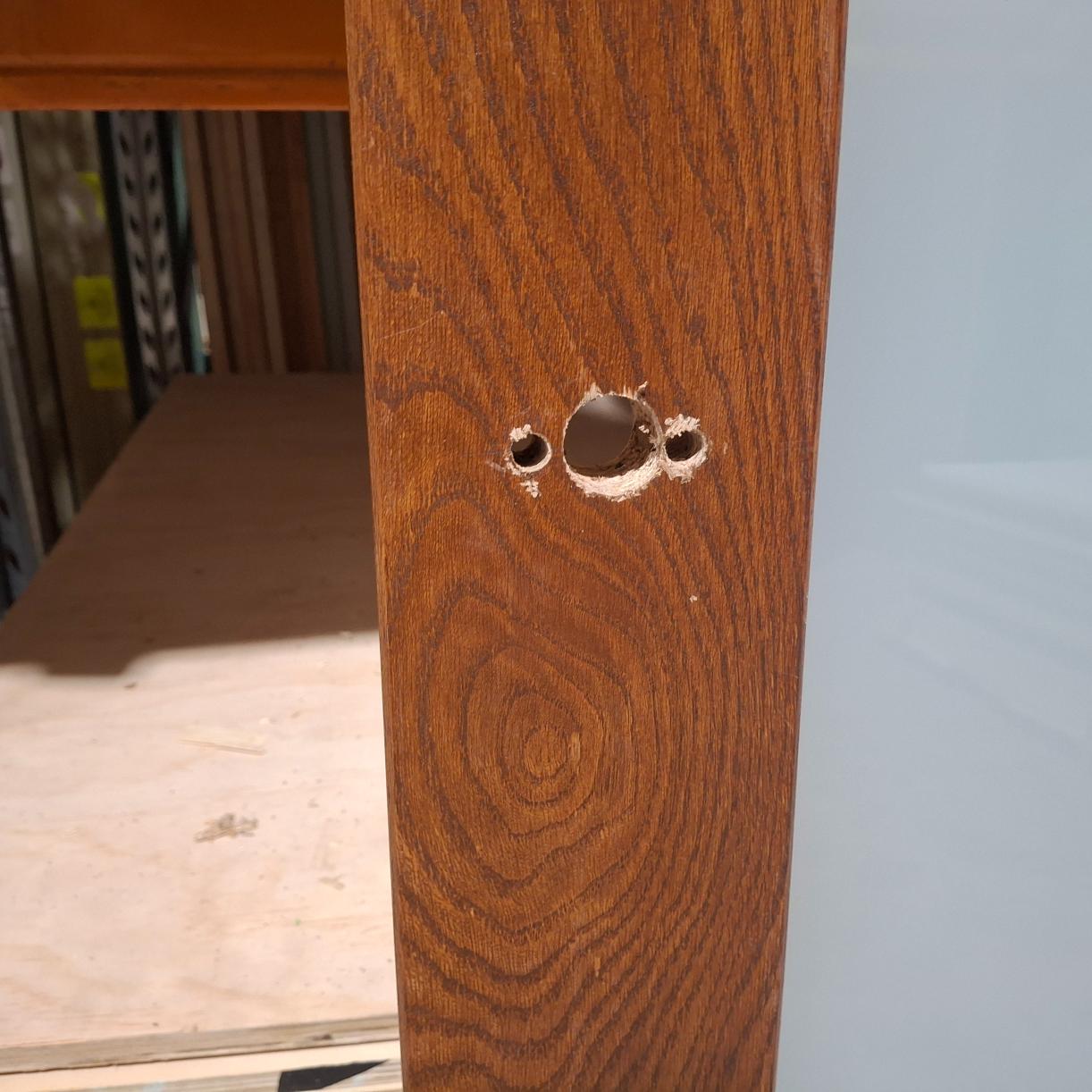 Timber Door - 2340h x 720w Solid Core Internal w/ 1 x Obscure Glass (LIN1) *Factory Second* 20374