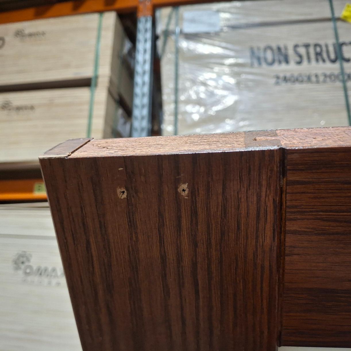 Timber Door - 2340h x 720w Solid Core Internal w/ 1 x Obscure Glass (LIN1) *Factory Second* 20374