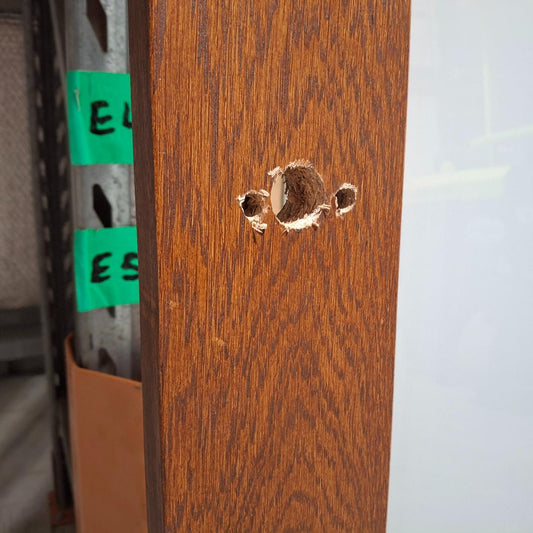 Timber Door - 2340h x 720w Solid Core Internal w/ 1 x Obscure Glass (LIN1) *Factory Second* 20375