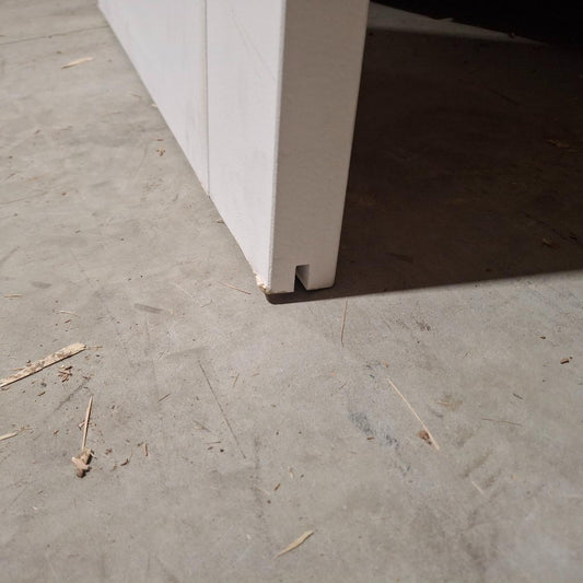 Timber Door - 2450h x 1000w Solid Core Internal Barn Door (PBD2) *Factory Second* 20376