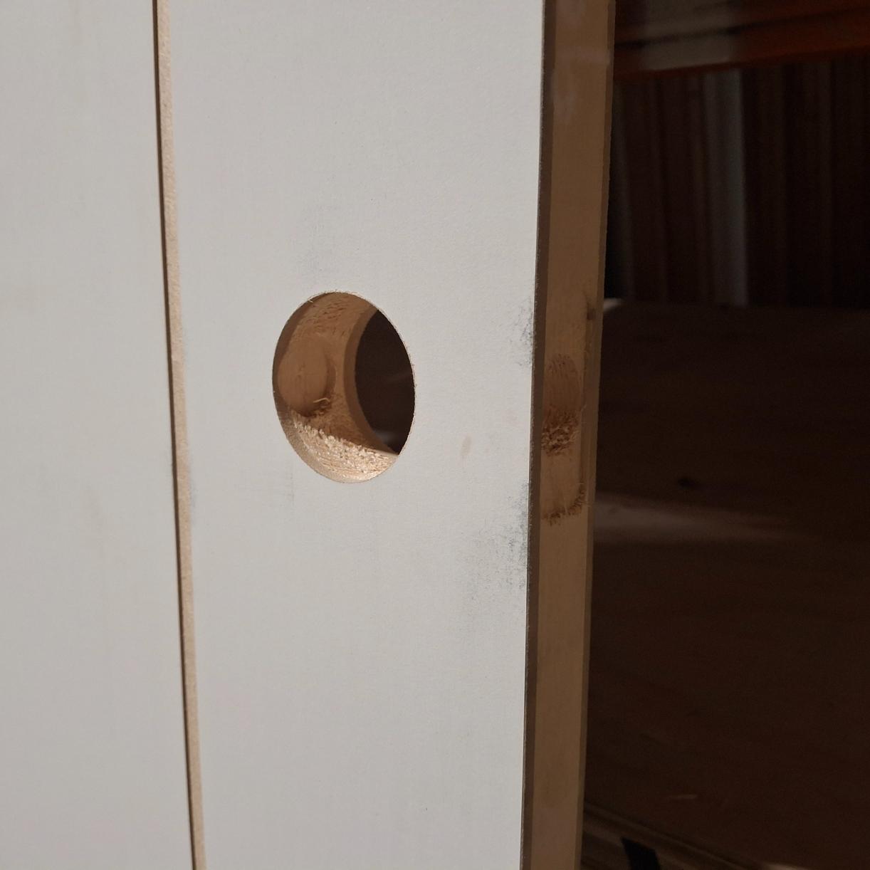 Timber Door - 2340h x 1200w Hollow Internal w/ Routered Pattern (Deco 11S) *Factory Second* 20378