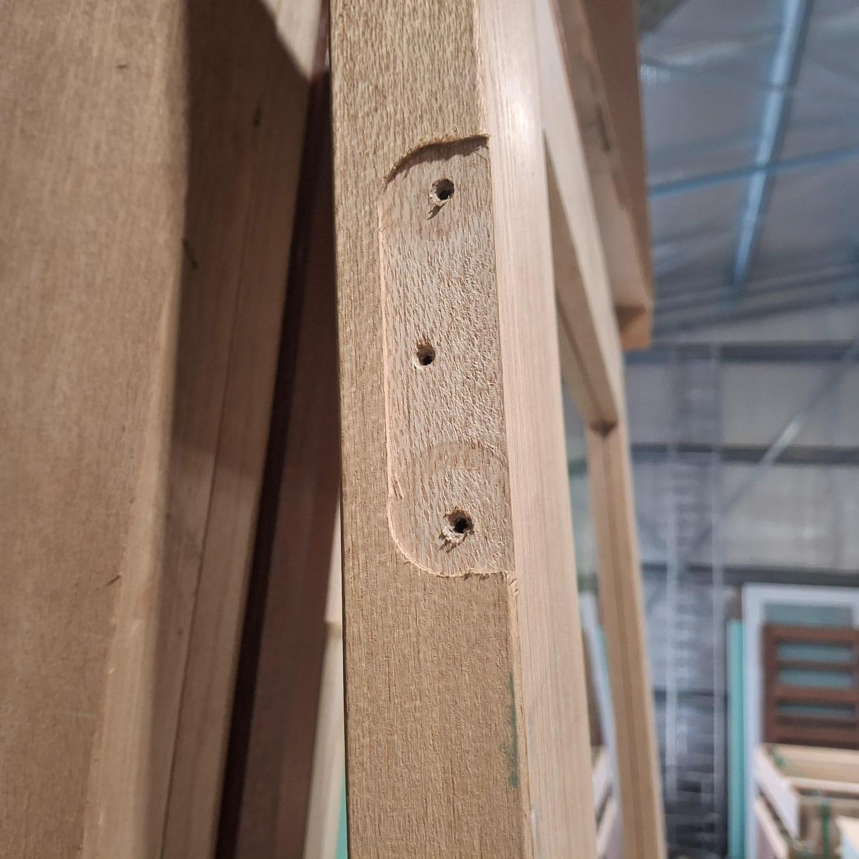 Timber Door - 2340h x 720w Solid Core Internal w/ 1 x Clear Glass (AMOD1GC) *Factory 2nd* 20410