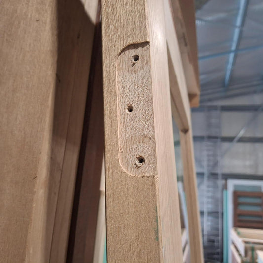 Timber Door - 2340h x 720w Solid Core Internal w/ 1 x Clear Glass (AMOD1GC) *Factory 2nd* 20410