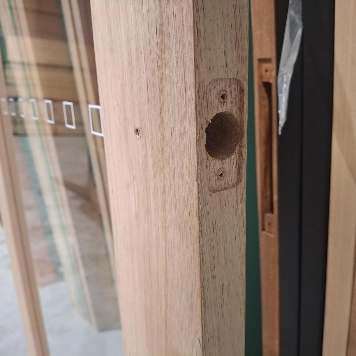 Timber Door - 2340h x 720w Solid Core Internal w/ 1 x Clear Glass (AMOD1GC) *Factory 2nd* 20410