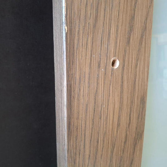 Timber Door - 2340h x 625w Solid Core w/ 1 x Obscure Glass (LIN1) *Factory 2nd* 20417