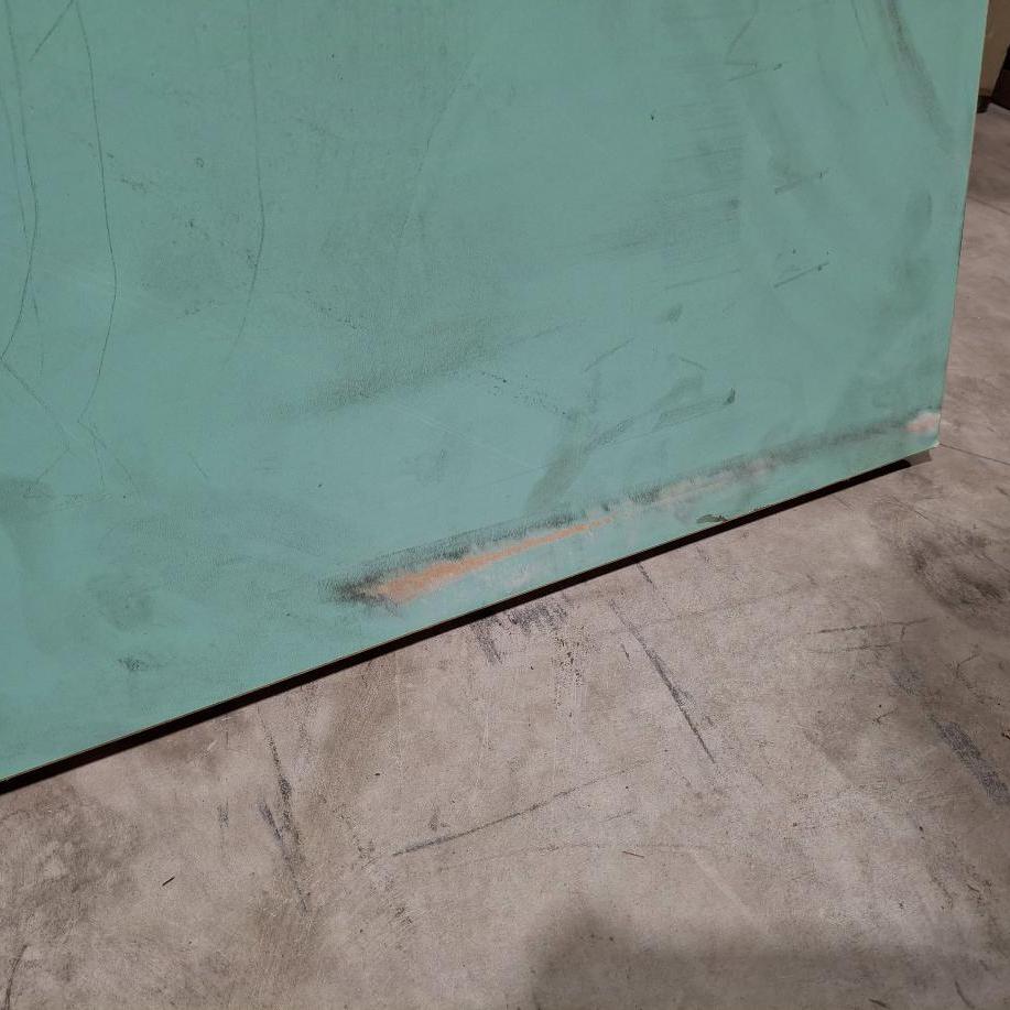 Timber Entry Door - 2340h x 1200w Solid Core w/ 4 x Obscure Glass (VER4) *Factory 2nd* 20432