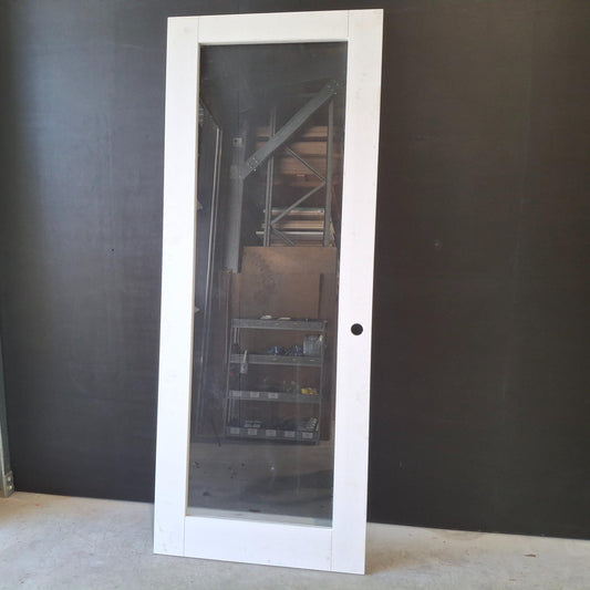 Timber Door - 2340h x 920w Solid Core Internal Door w/ 1 x Clear Glass (HAM1) *Factory 2nd* 20475