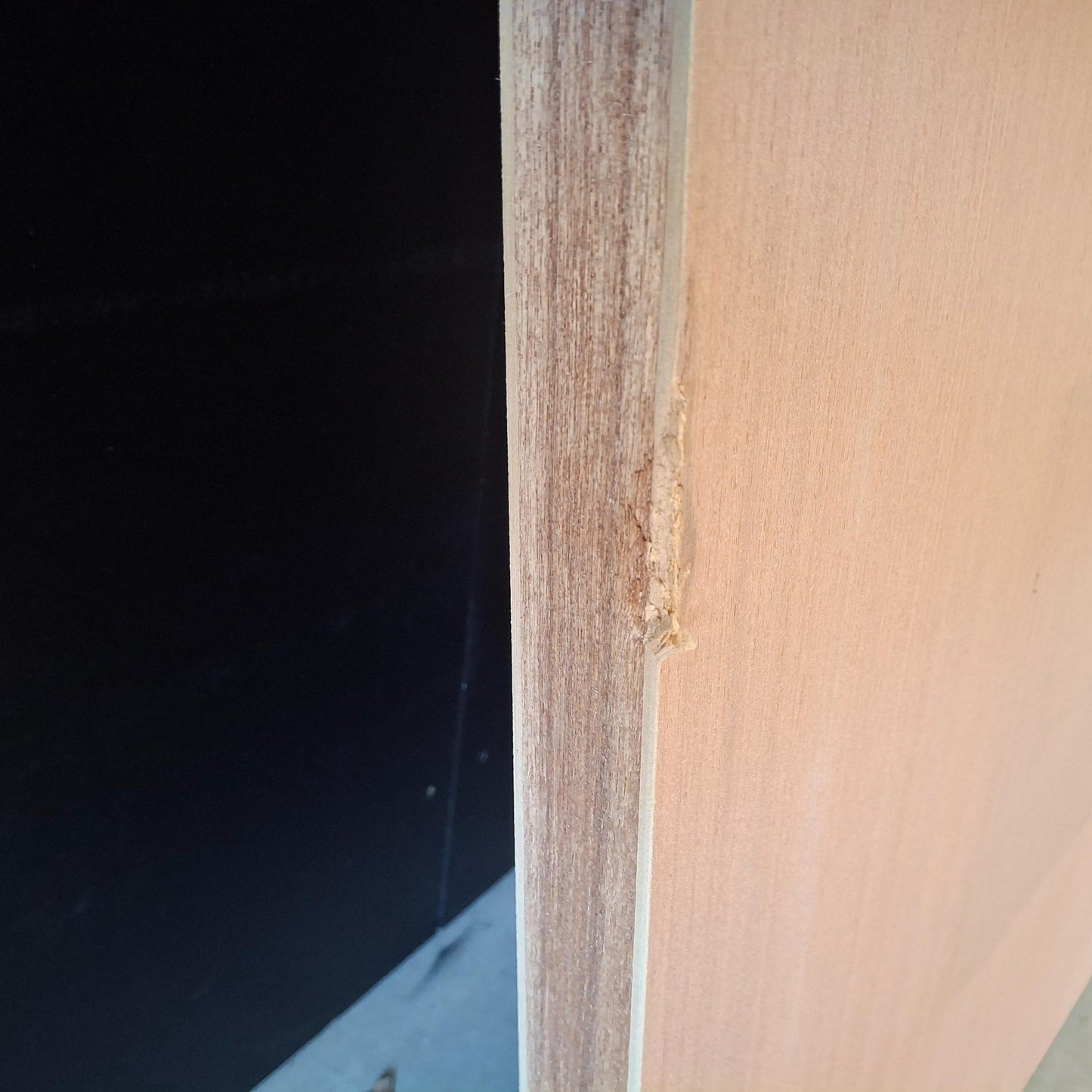 Timber Entry Door - 2040h x 920w Solid Core Plain Timber Door *Factory 2nd* 20477