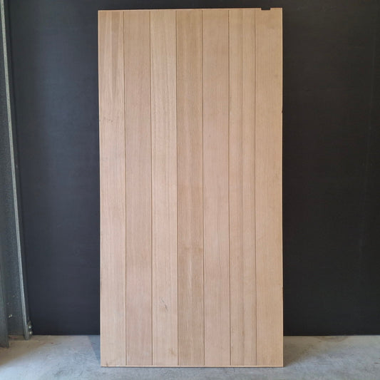 Timber Entry Door - 2340h x 1200w Solid Core Door w/ Pattern (ELEMWS A2) *Factory 2nd* 20501