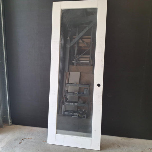 Timber Door - 2340h x 870w Solid Core Internal Door w/1 x Clear Glass (PMOD1GC) *Factory 2nd* 20509