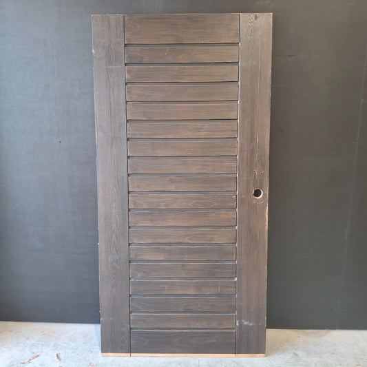 Timber Entry Door - 2040h x 1020w Solid Core Door w/ Pattern (AWOWS 19H) *Factory 2nd* 20512