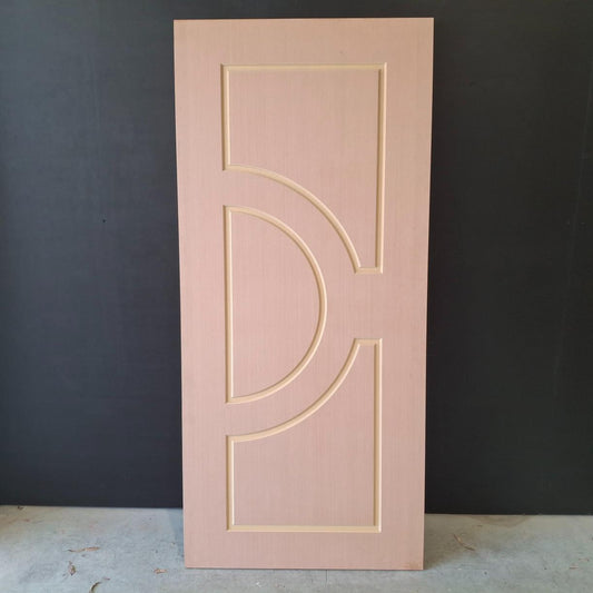 Timber Entry Door - 2040h x 920w Solid Core Door w/ Pattern on Both Sides *Factory 2nd* 20516