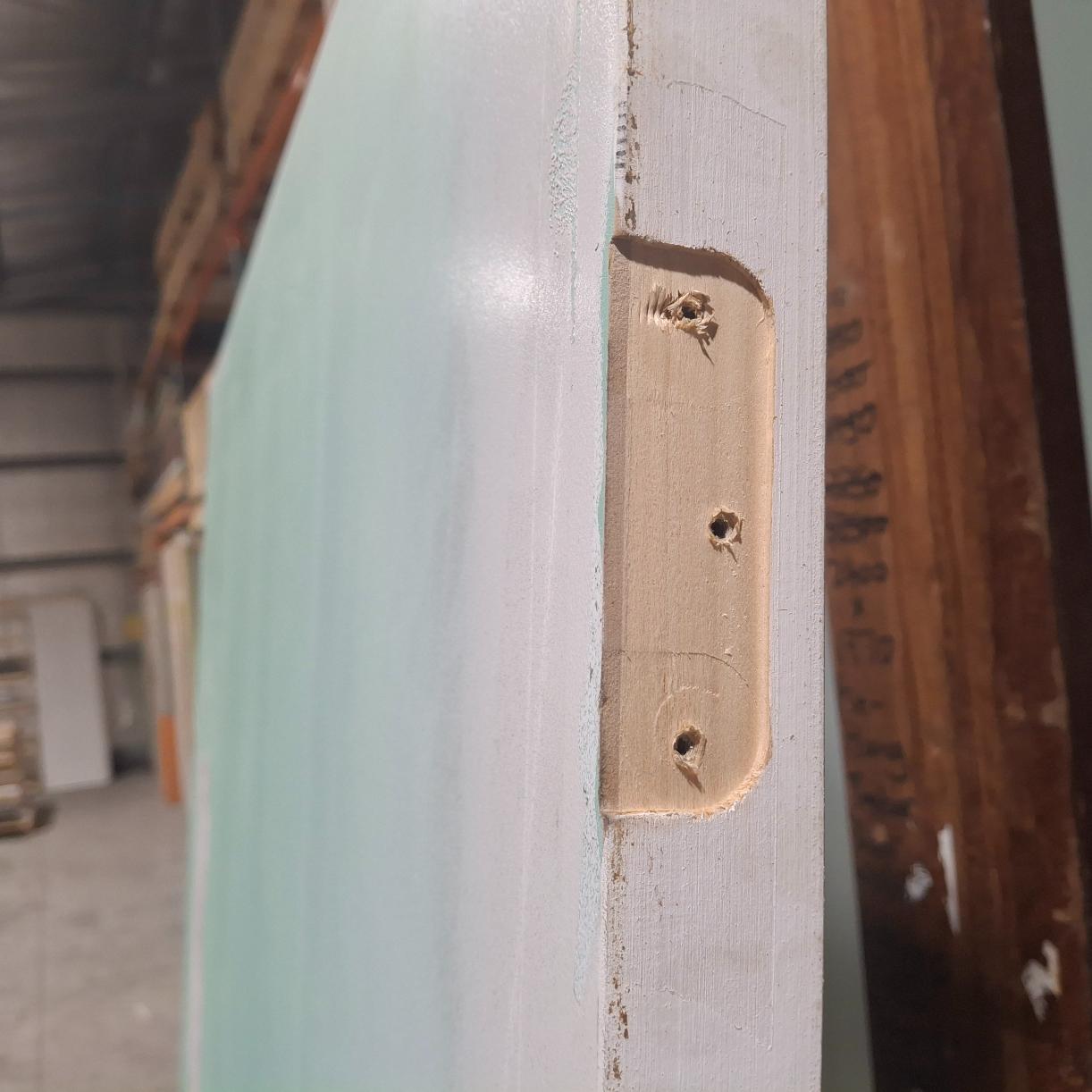 Timber Entry Door - 2040h x 1200w Solid Core Door w/ 1 x Clear Glass (XN1) *Factory 2nd* 20524