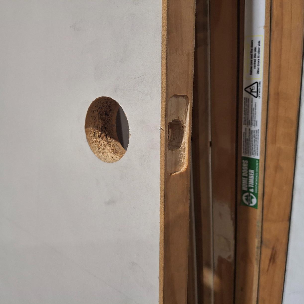 Timber Door - 2040h x 920w Hollow Core Internal Plain Timber Door *Factory 2nd* 20535