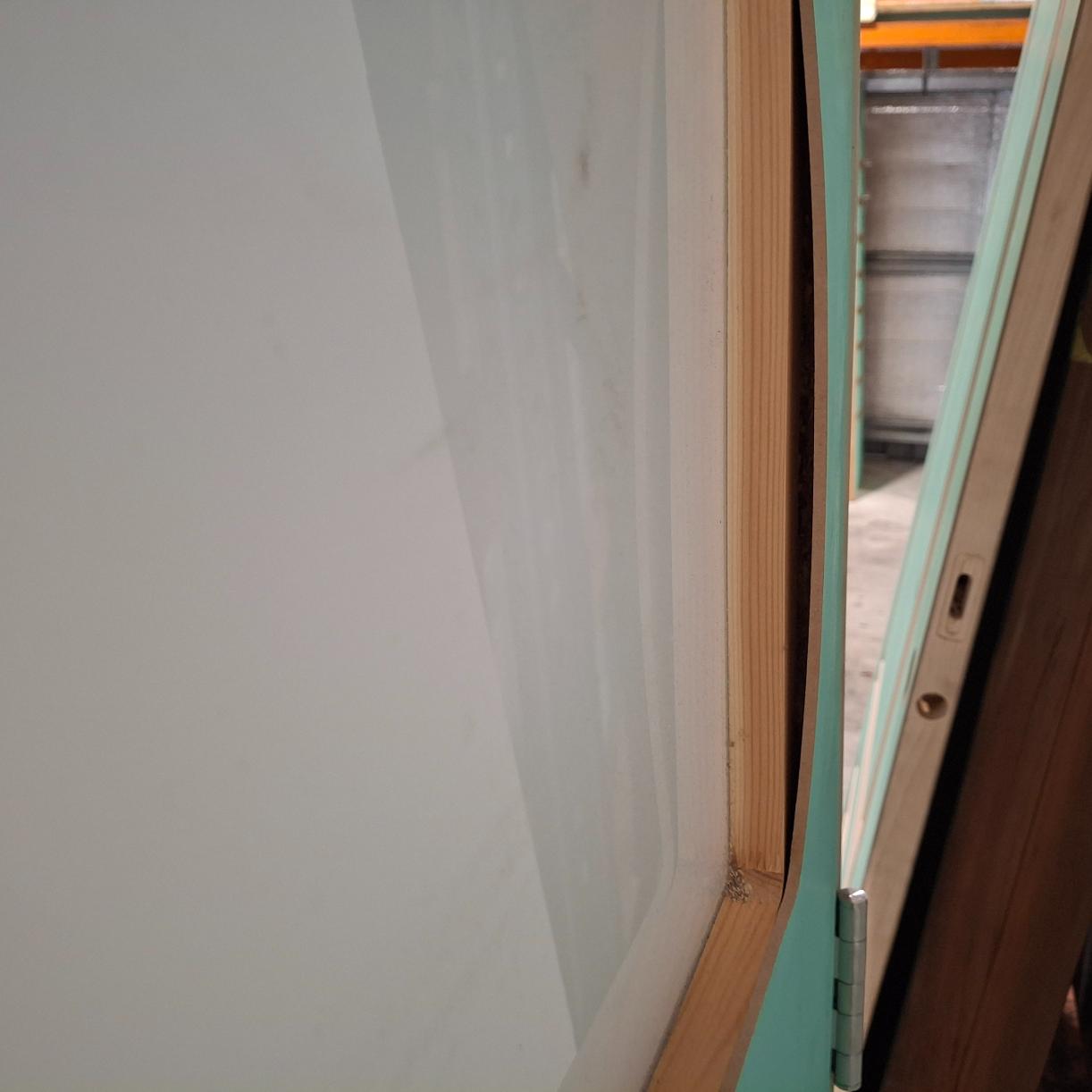 Timber Entry Door - Pre-Hung in 2120h x 865w Frame w/ 1 x OBS Glass (XF3) *Factory 2nd* 20538