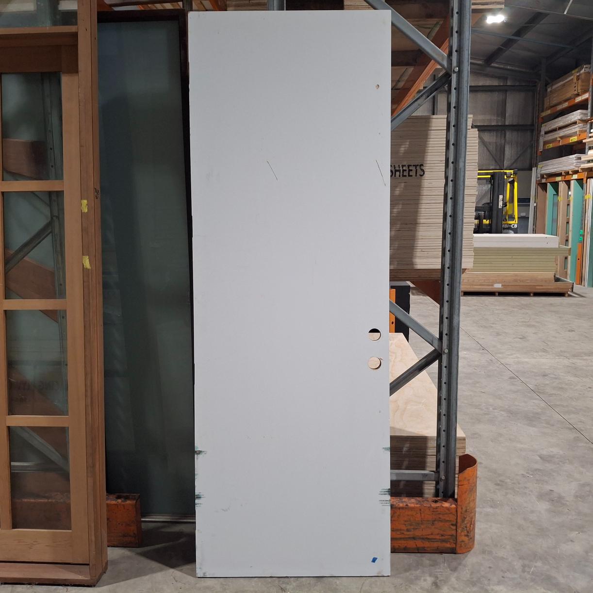 Timber Entry Door - 2340h x 820w Solid Core Plain Door (minor damage) *Factory 2nd* 20539