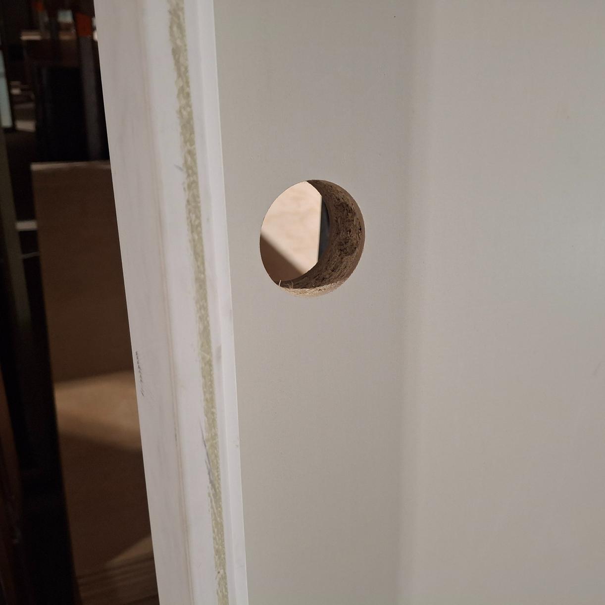 Internal Timber Door - 2040h x 870w Hollow Core, Hung in a 2090h x 910w Frame *Factory 2nd* 20541