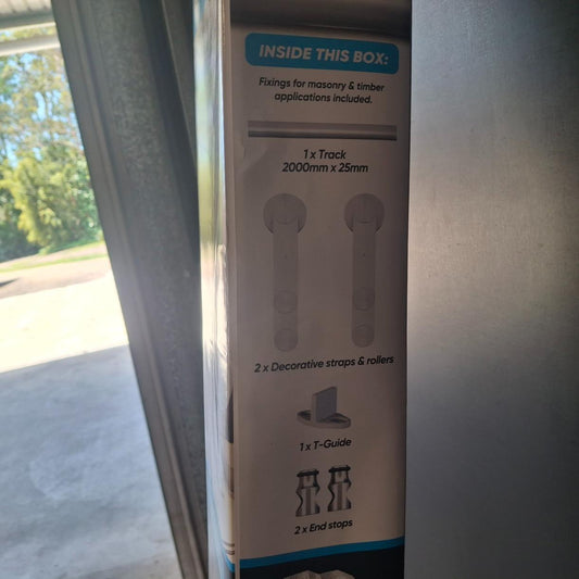 Barn Door Track Set - Rollers Tracks & Hardware for Internal Barn Door *Factory 2nd* 20542