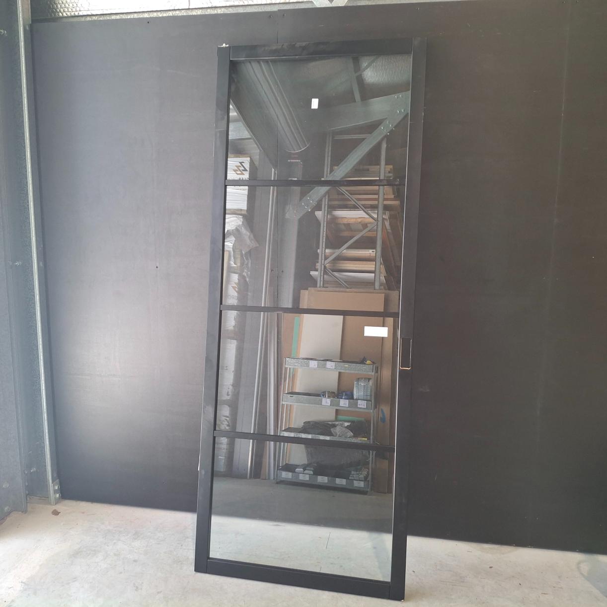 Timber Door - 2340h x 920w Solid Core Internal w/ 4 x Clear Glass (BHAT10GC) *Factory 2nd* 20545