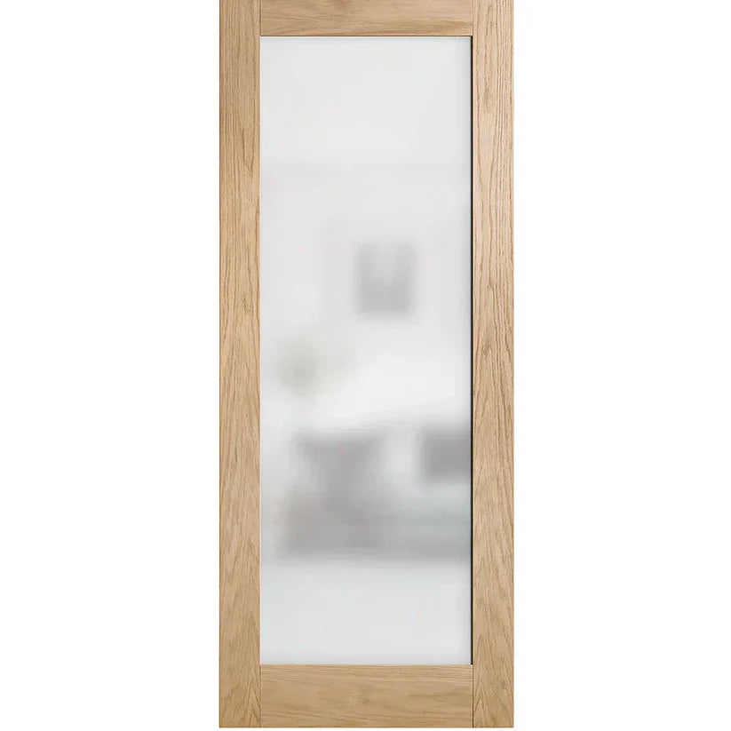Timber Door - 2500h x 820w Solid Core Internal w/ 1 x Obscure Glass (AMOD1GT) *Factory 2nd* 20546
