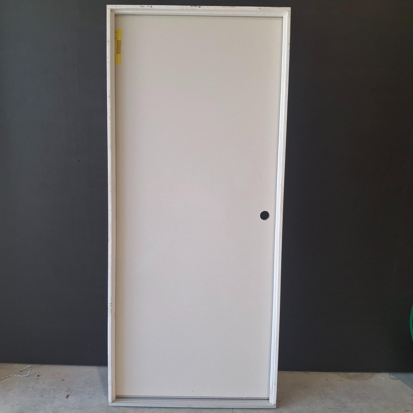 Internal Timber Door - 2040h x 870w Hollow Core, Hung in a 2090h x 910w Frame *Factory 2nd* 20551
