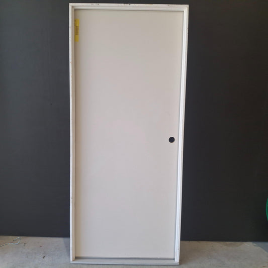 Internal Timber Door - 2040h x 870w Hollow Core, Hung in a 2090h x 910w Frame *Factory 2nd* 20551