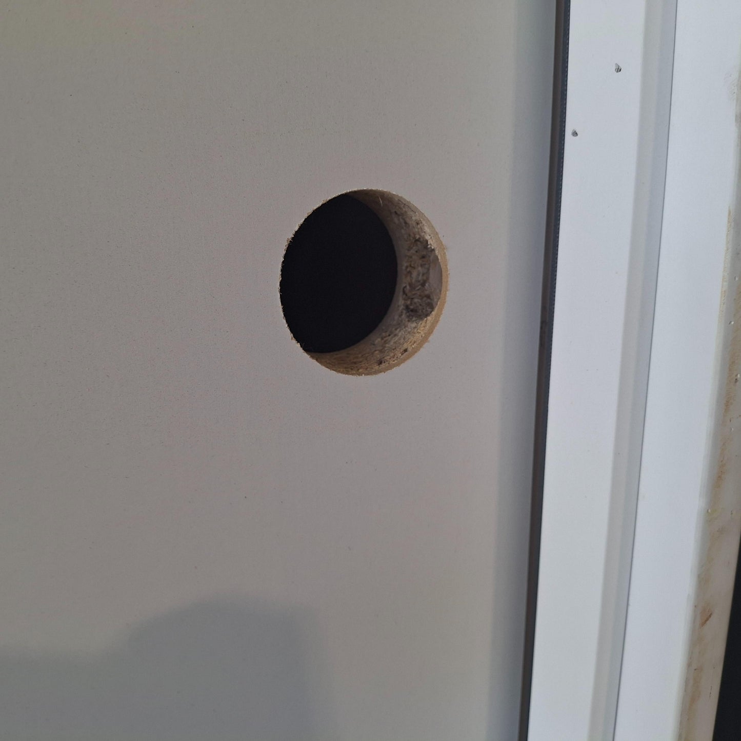 Internal Timber Door - 2040h x 870w Hollow Core, Hung in a 2090h x 910w Frame *Factory 2nd* 20551