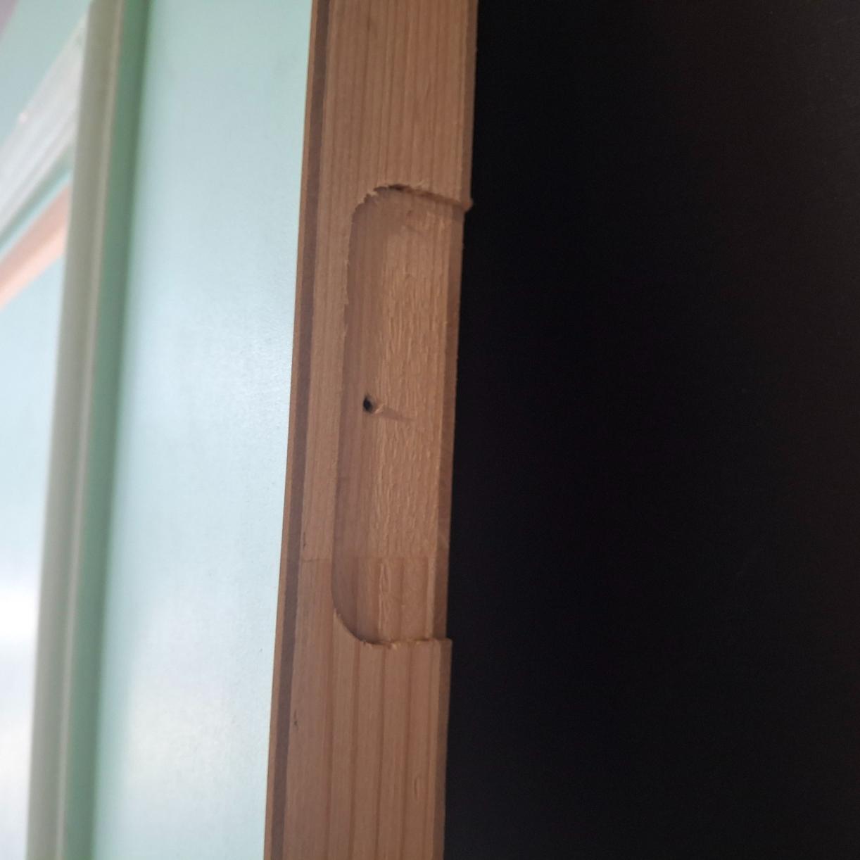 Timber Entry Door - 2040h x 820w Semi-solid Core Door Routered (PCL2) *Factory 2nd* 20556