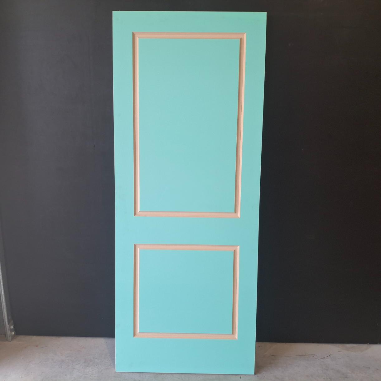 Timber Entry Door - 2040h x 820w Semi-solid Core Door Routered (PURB 2) *Factory 2nd* 20558