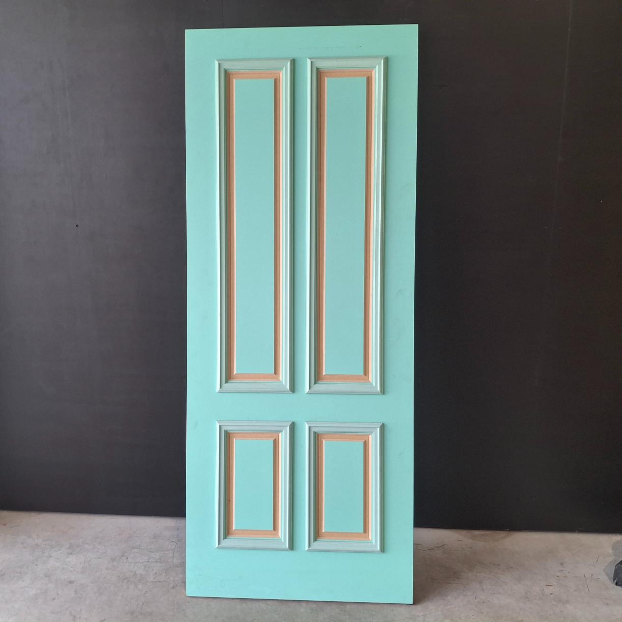 Timber Entry Door - 2040h x 820w Solid Core Door Routered (PCL4) *Factory 2nd* 20565