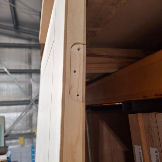 Timber Door - 2340h x 720w Hollow Core w/ Routered Pattern (DECO 10S) *Factory Second* 20582