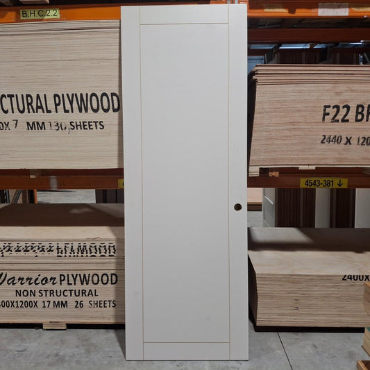 Timber Door - 2340h x 820w Hollow Core w/ Routered Pattern (DECO 10S) *Factory Second* 20583