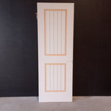 Timber Door - 2040h x 720w Hollow Internal Door w/ Routed Pattern (SOR22) *Factory 2nd* 20590