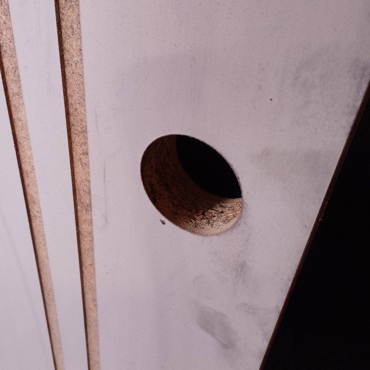 Internal Timber Door - 2340h x 820w Hollow Core Door w/ Routed Pattern (HA5) *Factory 2nd* 20597