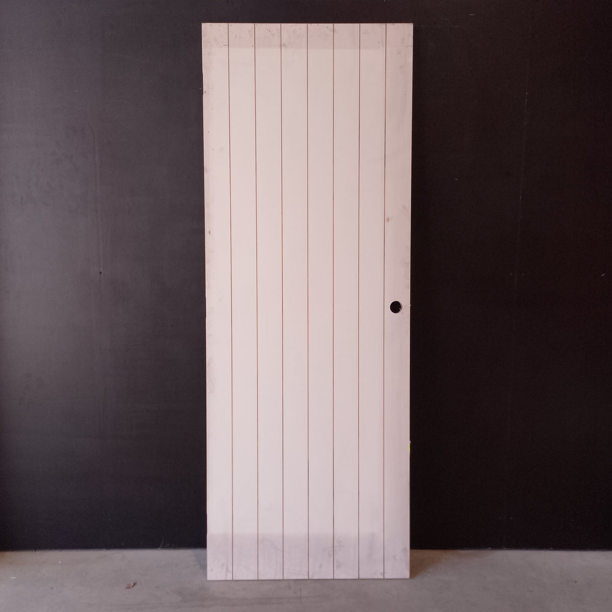Internal Timber Door - 2340h x 870w Hollow Core Door w/ Routed Pattern *Factory 2nd* 20603