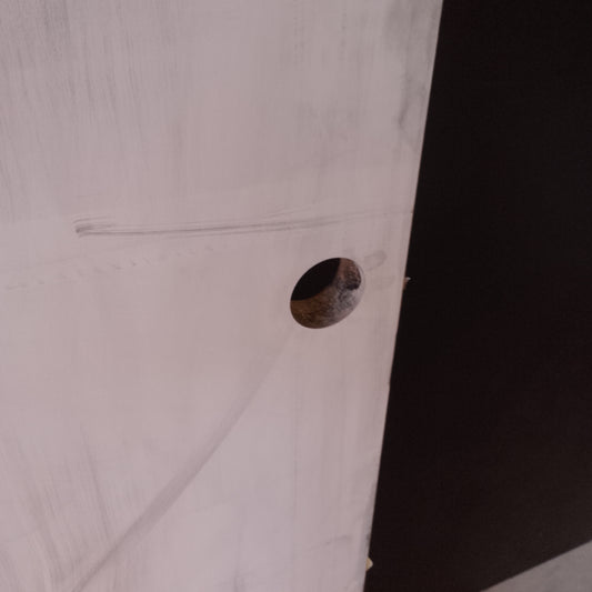 Internal Timber Door - 2340h x 870w Plain Hollow Core Door *Factory 2nd* 20604