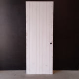 Internal Timber Door - 2340h x 870w Hollow Core Door w/ Routed Pattern *Factory 2nd* 20605