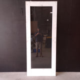 Internal Timber Door - 2040h x 820w Semi Solid Core Door w/1 x Clear Glass *Factory 2nd* 20607