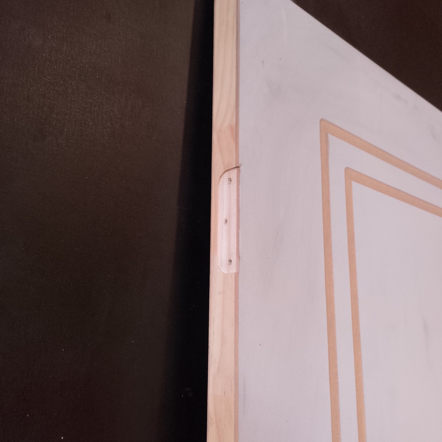 Internal Timber Door - 2040h x 820w Hollow Core Door w/Routed Pattern (HA5) *Factory 2nd* 20609