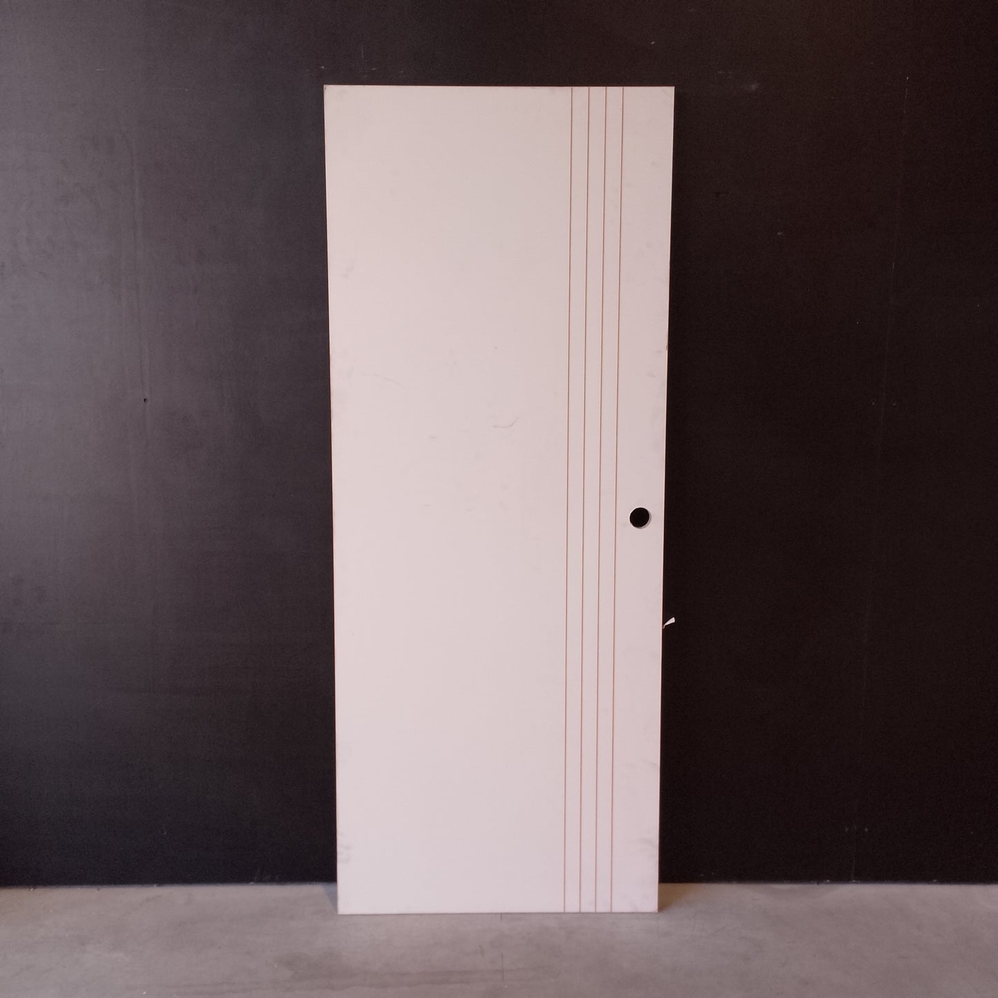 Internal Timber Door - 2040h x 820w Hollow Core Door w/Routed Pattern (HAG9) *Factory 2nd* 20610