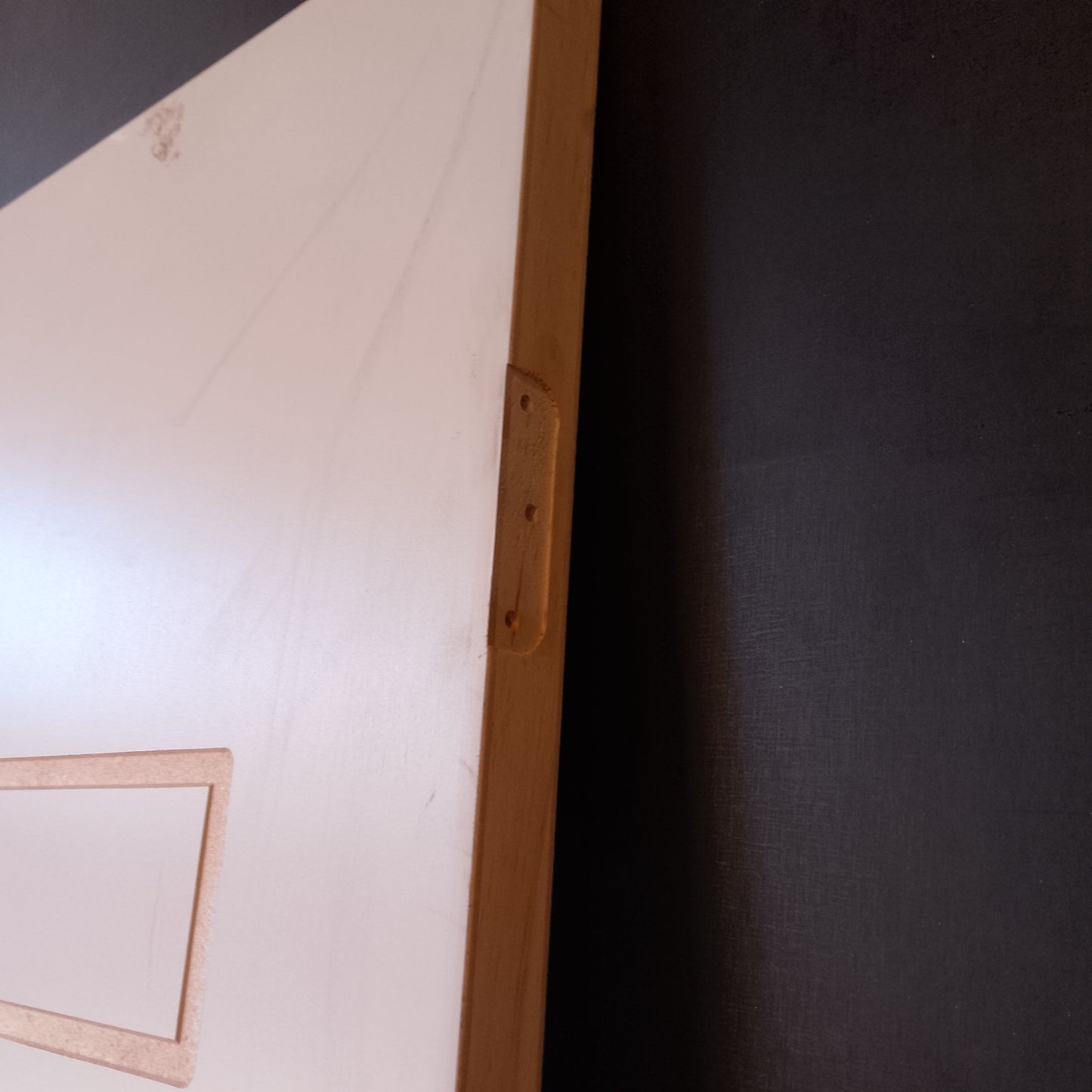 Internal Timber Door - 2040h x 820w Hollow Core Door w/Routed Pattern (HA40) *Factory 2nd* 20611