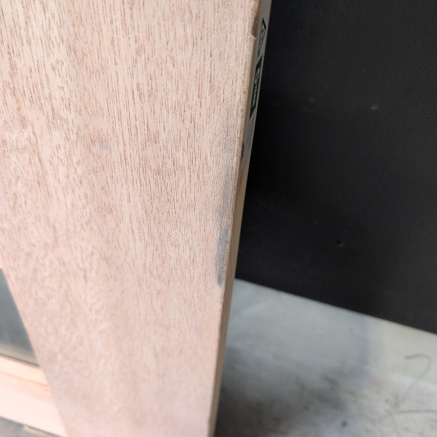 Timber Entry Door - 2040h x 1200w Solid Core w/ 6 x Clear Glass (XS26) *Factory 2nd - Damaged* 20612