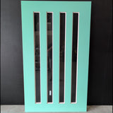 Timber Entry Door - 2040h x 1200w Solid Core w/ 4 x Clear Glass (NEX40) *Factory 2nd* 20613