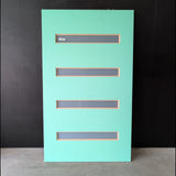 Timber Entry Door - 2040h x 1200w Solid Core w/ 4 x Clear Horizontal Glass (XN5) *Factory 2nd* 20620