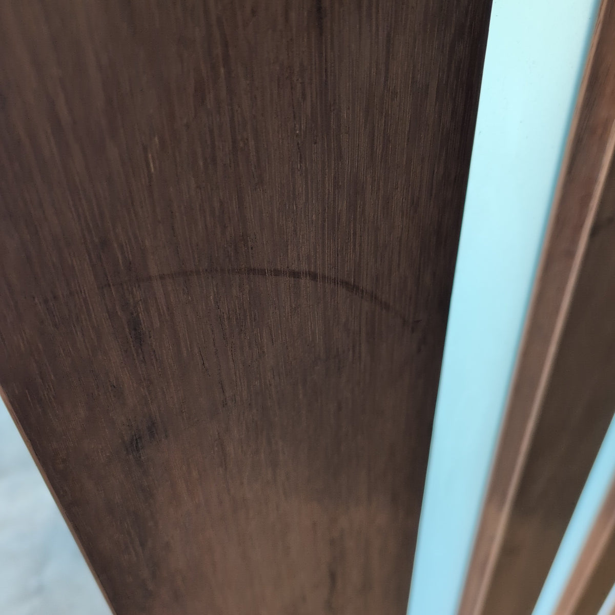 Timber Entry Door - 2040h x 1200w Solid Core Merbau w/5 x Obscure Glass (XS45) *Factory 2nd* 20625