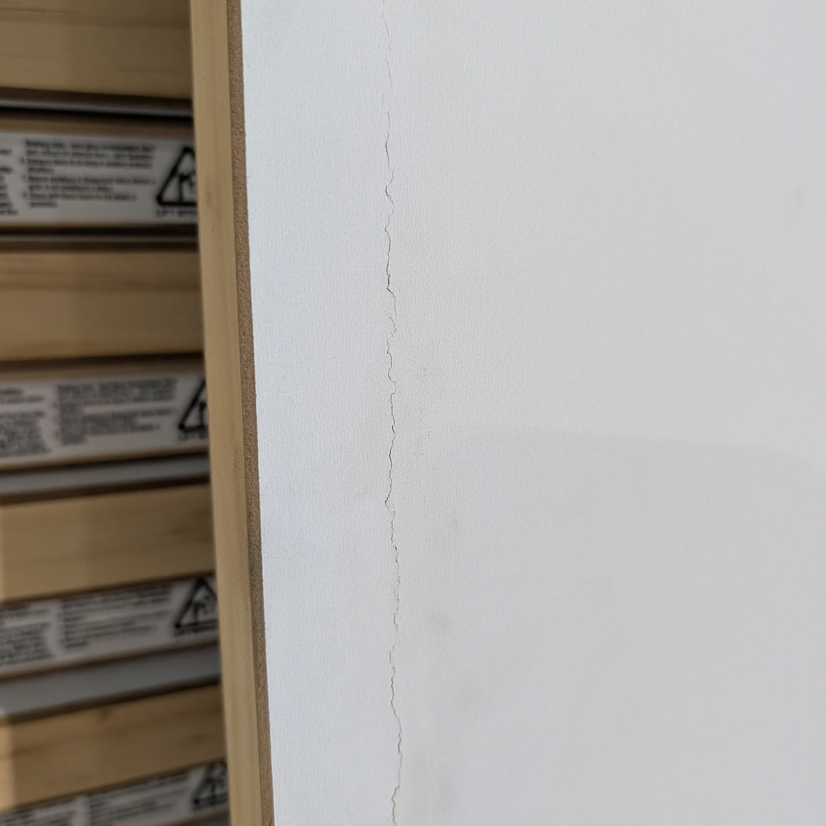 Timber Door - 2040h x 870w  Plain Hollow Internal Timber Door *Factory 2nd* 20626