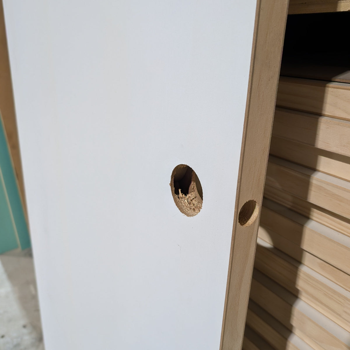 Timber Door - 2040h x 870w  Plain Hollow Internal Timber Door *Factory 2nd* 20626