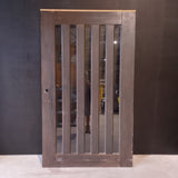 Timber Entry Door - 2040h x 1200w Solid Core w/ 5x Vertical Clear Glass *2nd Hand* 20629
